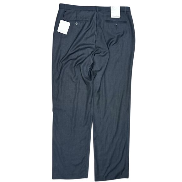 NWT Calvin Klein Straight Fit Suit Dress Pants Charcoal Grey 36x32 36W 34W 32L - Picture 3 of 6